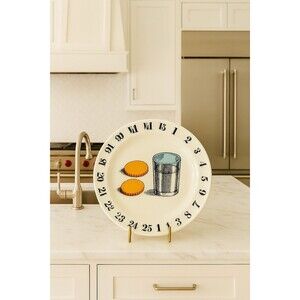 John Derian x Target Stoneware Platter Milk and Cookies Santa Christmas 2025 NEW